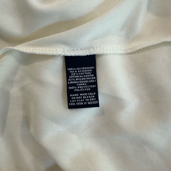 American Living Cap Sleeve Ivory Lace Dress - Picture 8 of 8